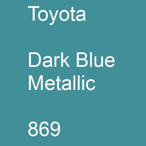 Toyota, Dark Blue Metallic, 869.